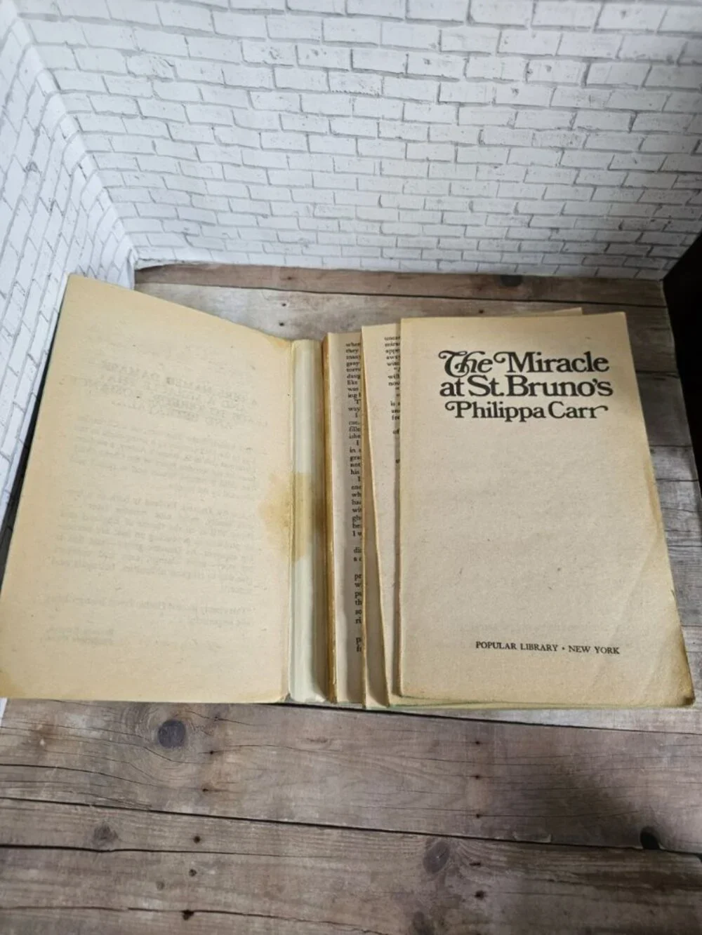 Philippa Carr The Miracle at St Bruno’s Gothic Romance Vintage Paperback